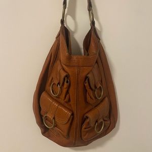 Banana Republic | Leather Pocket Hobo/Tote Bag